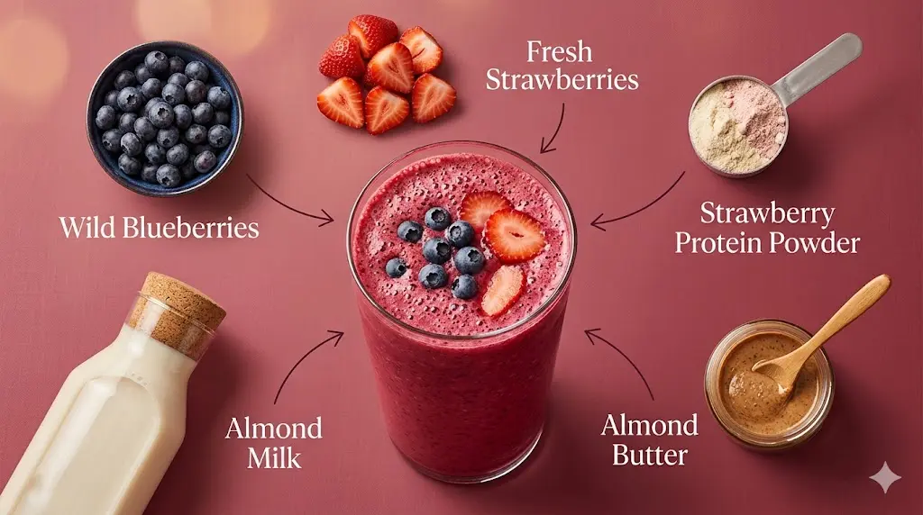 GLP-1-berry-smoothie