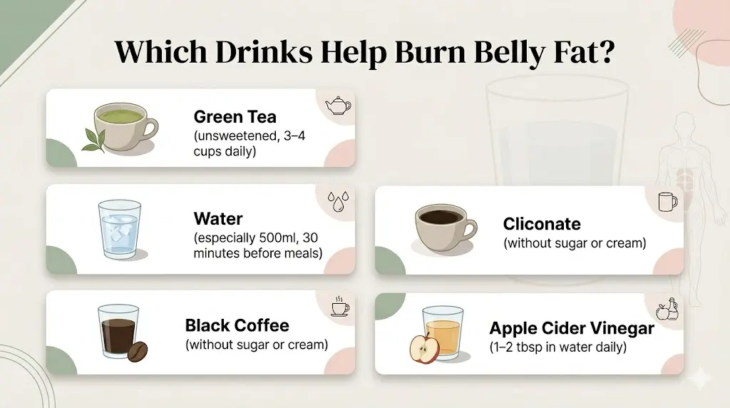 drinks-that-burn-belly-fat-fast
