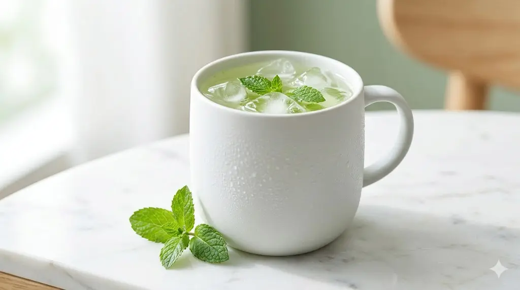 iced-spearmint-tea-for-pcos