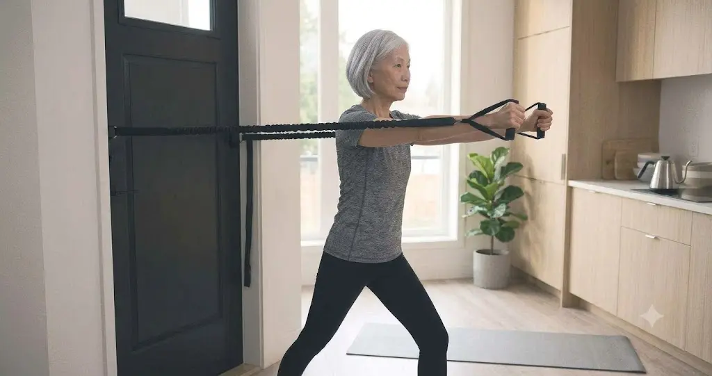 resistance-band-chest-press