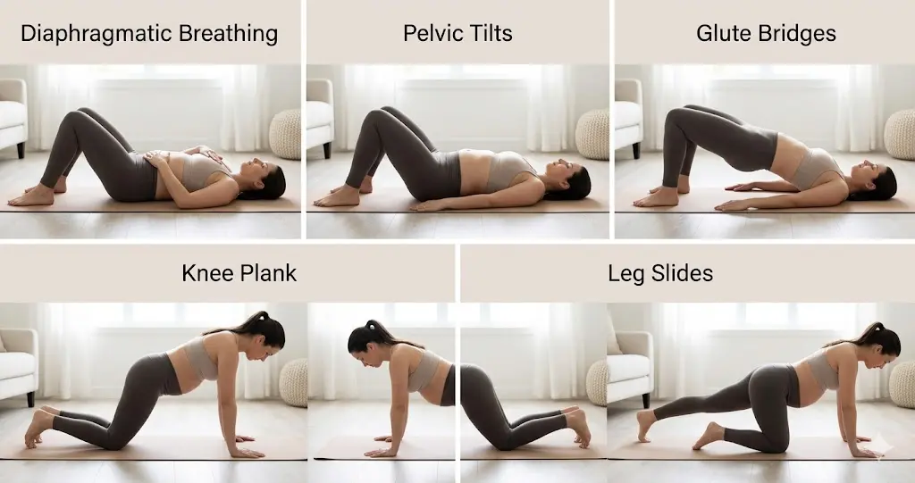 targeted-exercises-to-lose-post-partum-belly