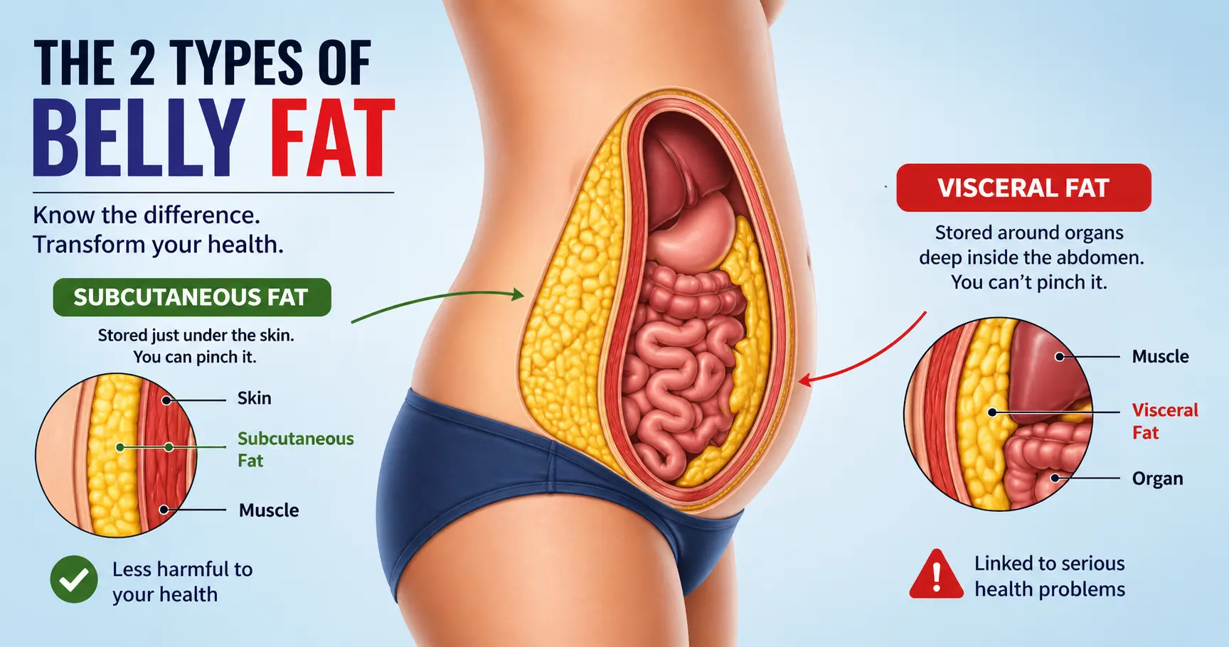 Types of Belly Fat Female